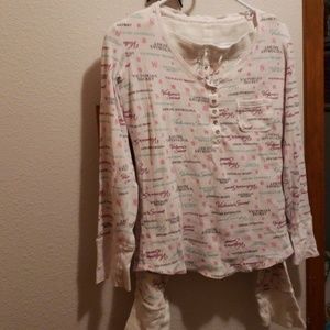 Victoria's Secret Pajama Set